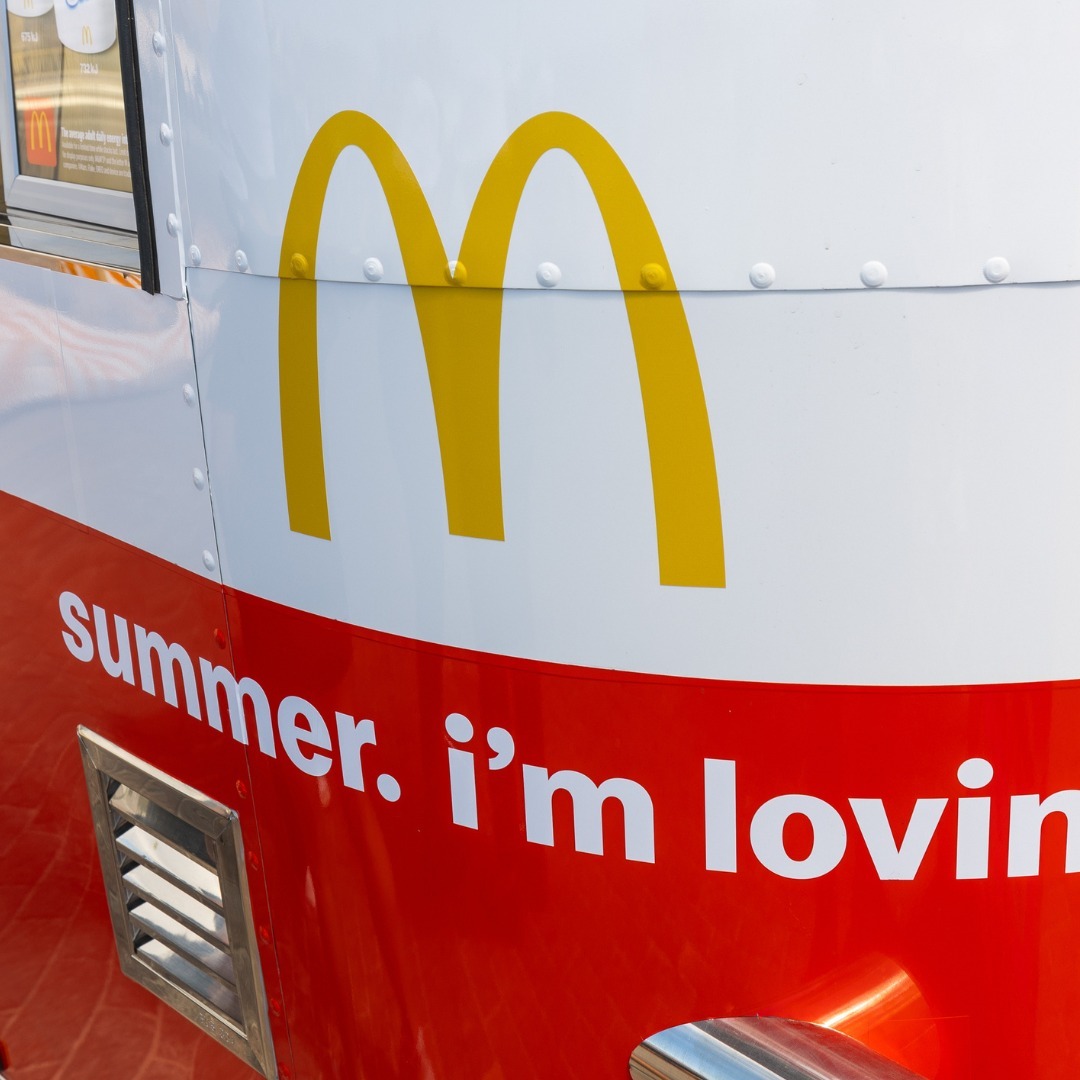 Mcdonalds Soft serve built van
