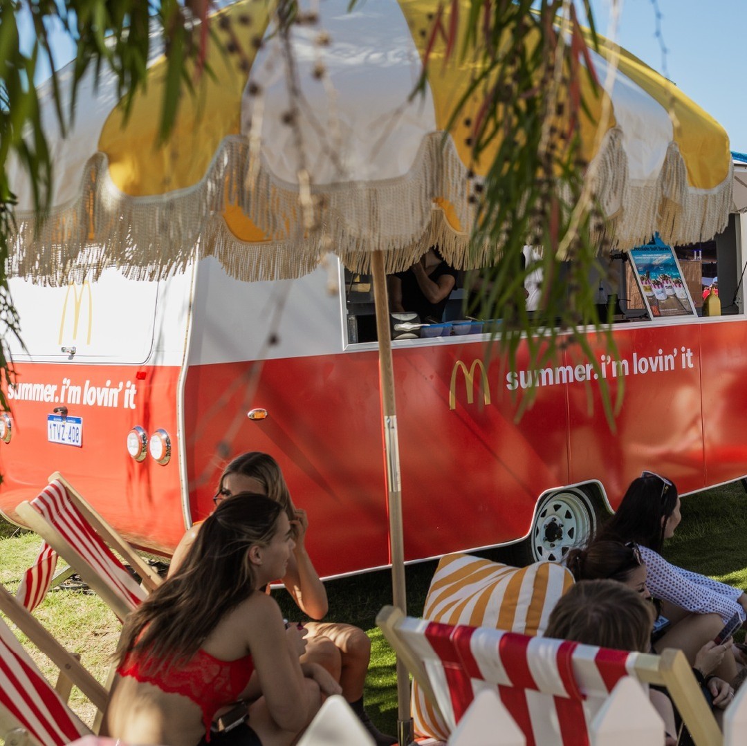 Mcdonalds soft serve van built by EventCrate