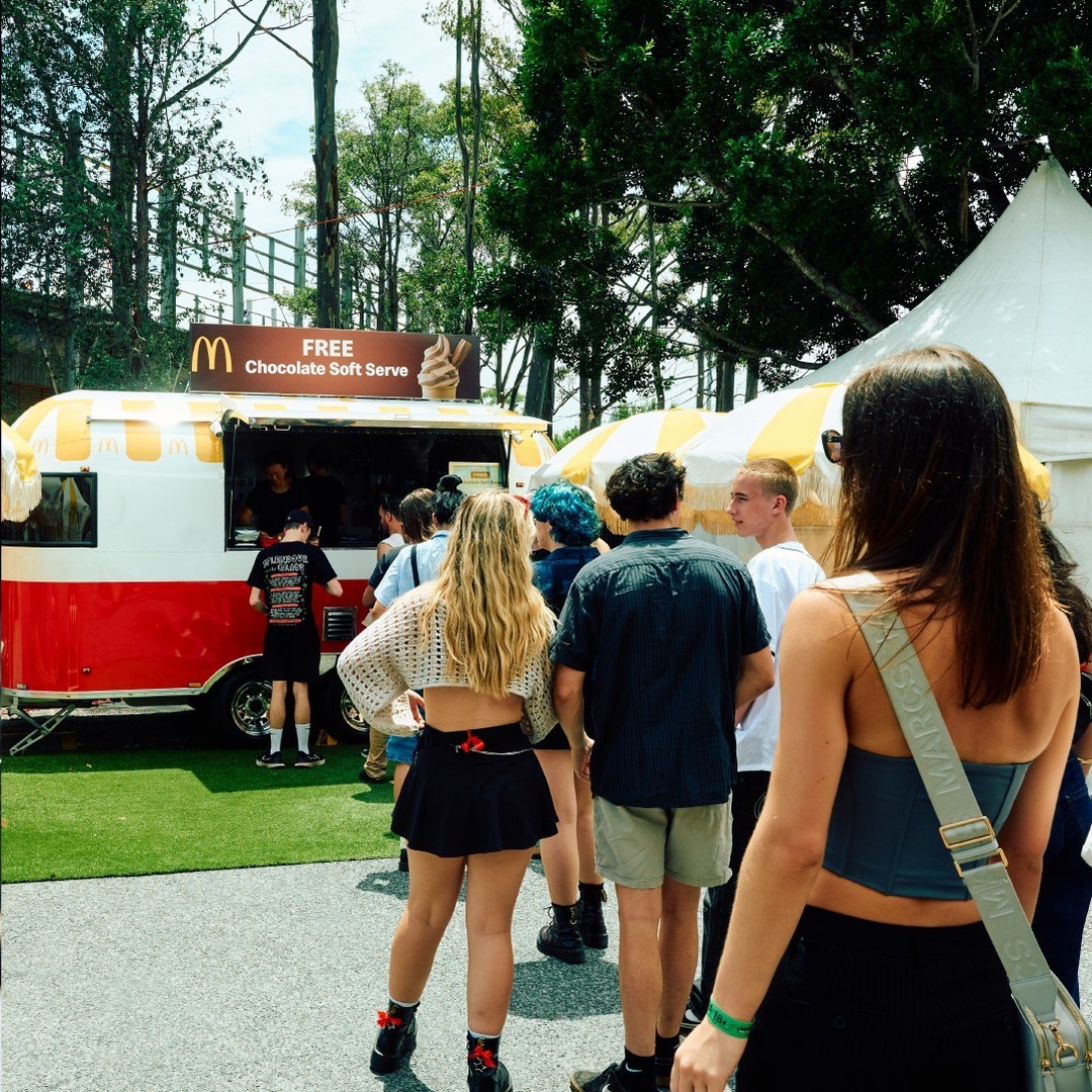 Mcdonalds soft serve van built by EventCrate