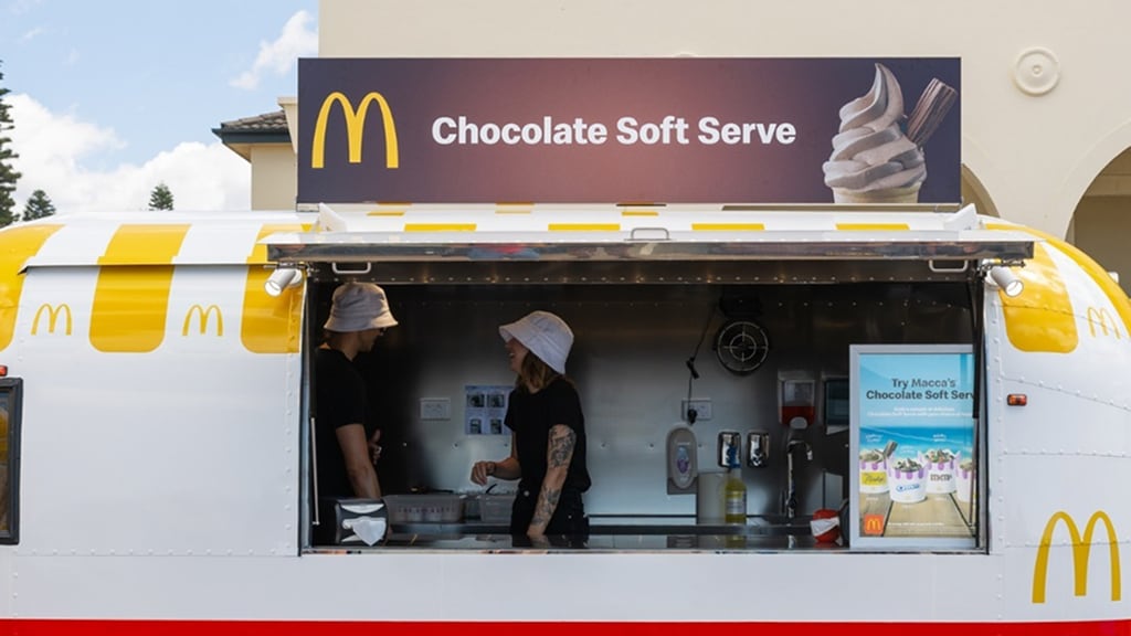 McDonalds exhibition food van